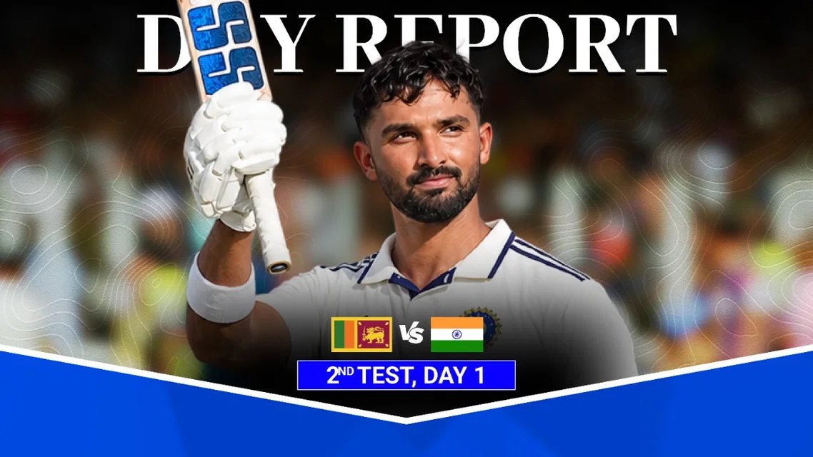 Padikkal's Century Headlines Strong Day for India in Colombo | 2nd Test, Day 1 Report