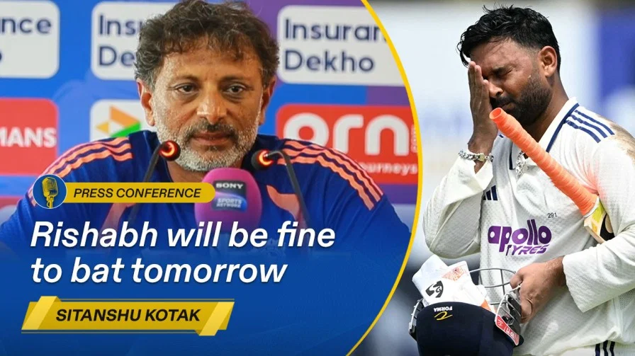 India Batting Coach Sitanshu Kotak Provides Update on Pant's Availability for Remaining Colombo Test | Press Conference