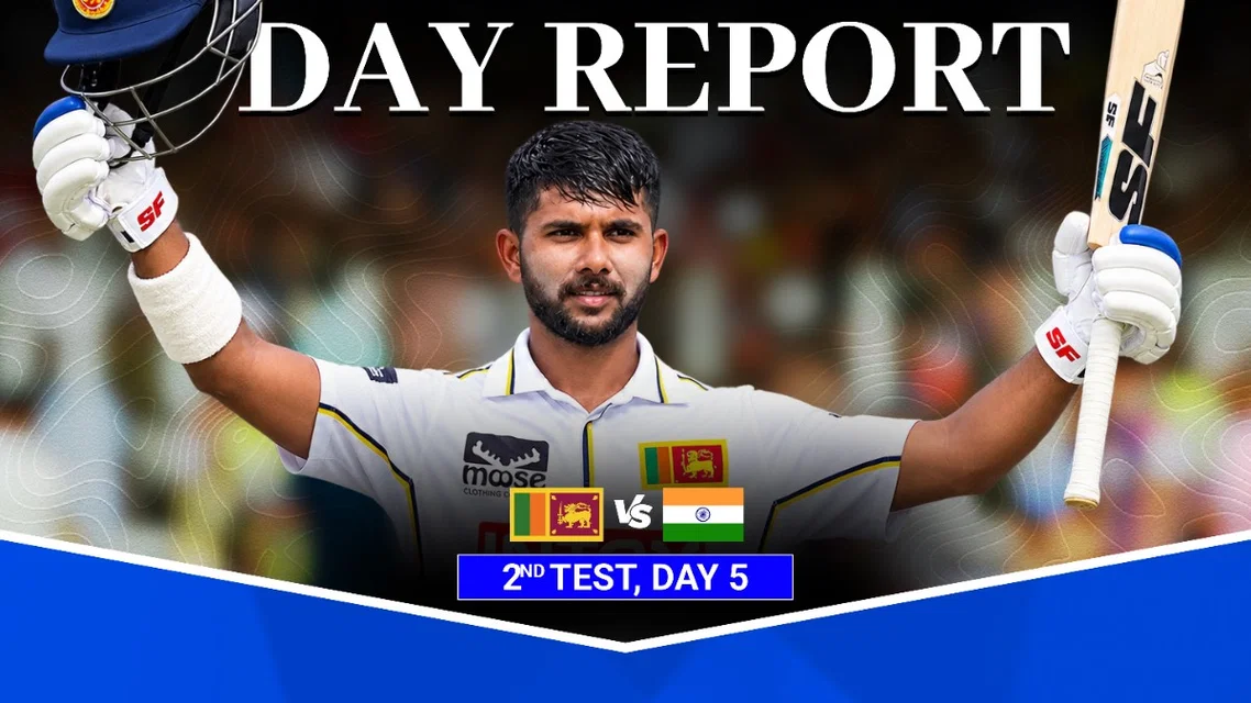 Dinusha Leads Spirited Resistance as Sri Lanka Hold India to a Draw | Day 5 Report
