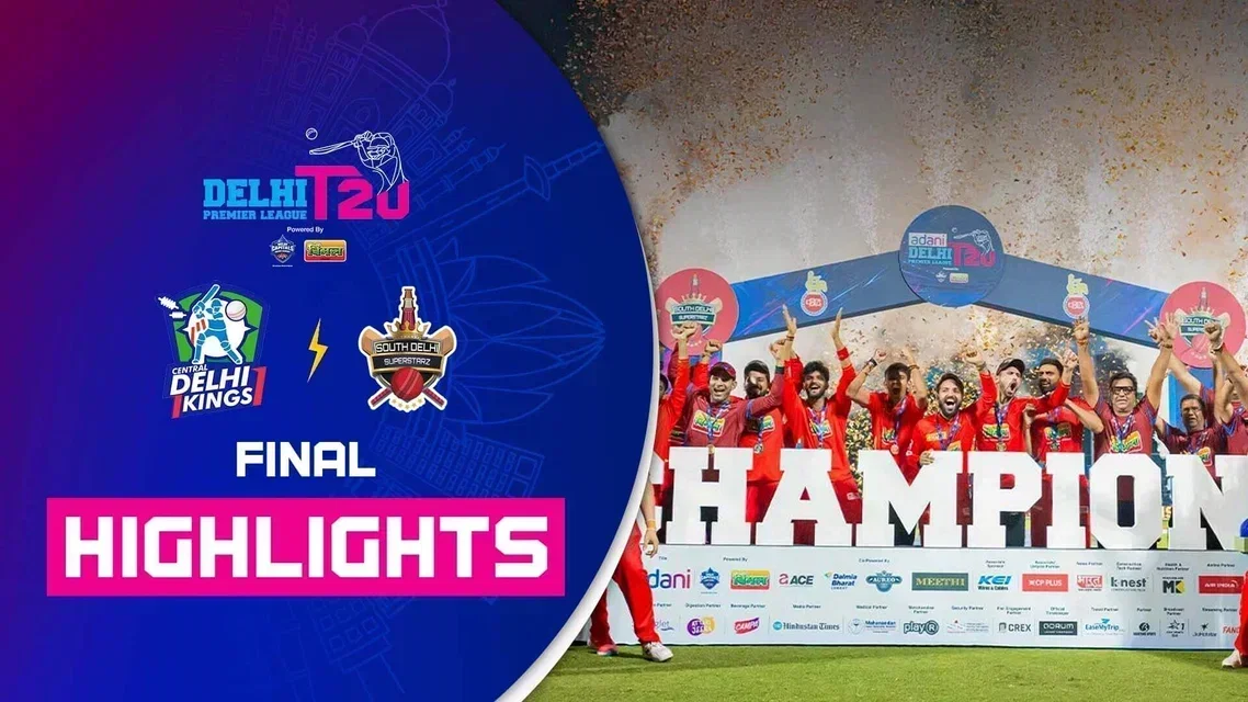 South Delhi Superstarz beat Central Delhi Kings by 7 wickets in DPL Final | Full Highlights