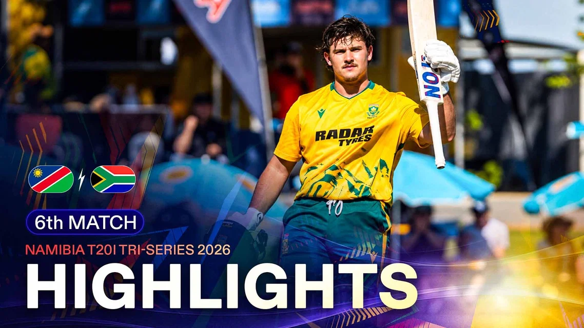 South Africa beat Namibia by 11 runs | Match 6 Highlights