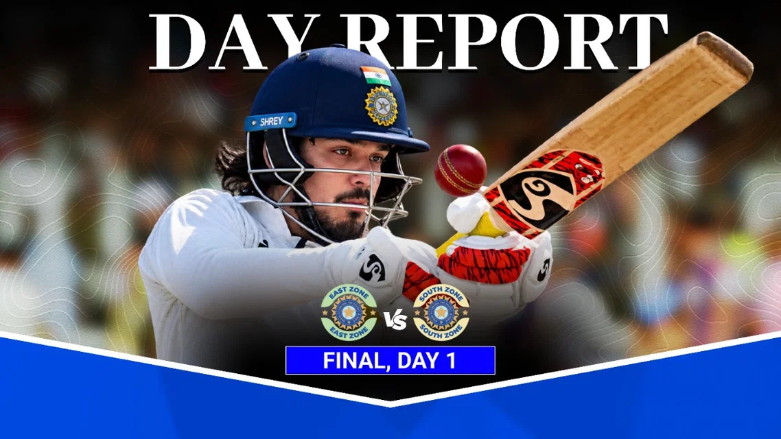 Ishan’s Ton Leads East Zone’s Batting Blitz in Duleep Trophy Final | Day 1 Report