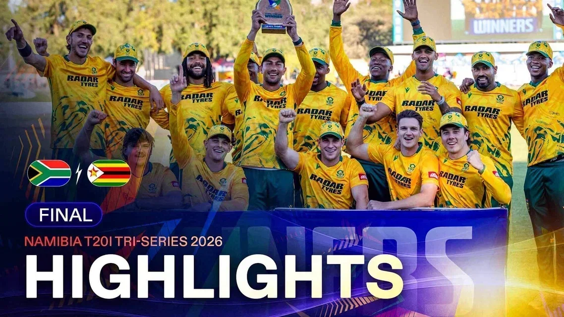South Africa beat Zimbabwe by 48 runs in the Tri-Series Final | Highlights