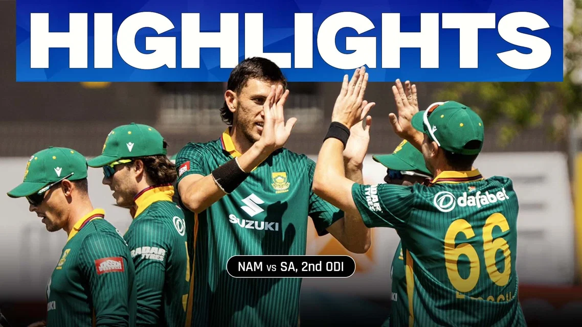 South Africa beat Namibia by 157 runs | 2nd ODI Highlights