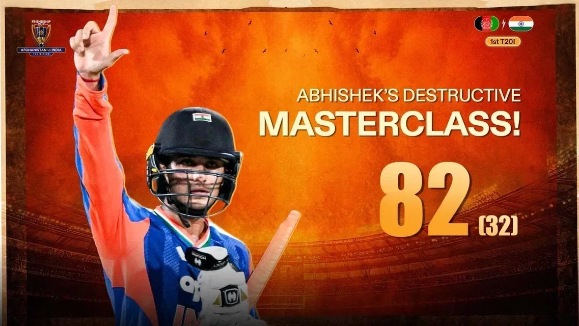 Abhishek Sharma Unleashes Fury! 82 Off 32 With 14 Boundaries | Highlights