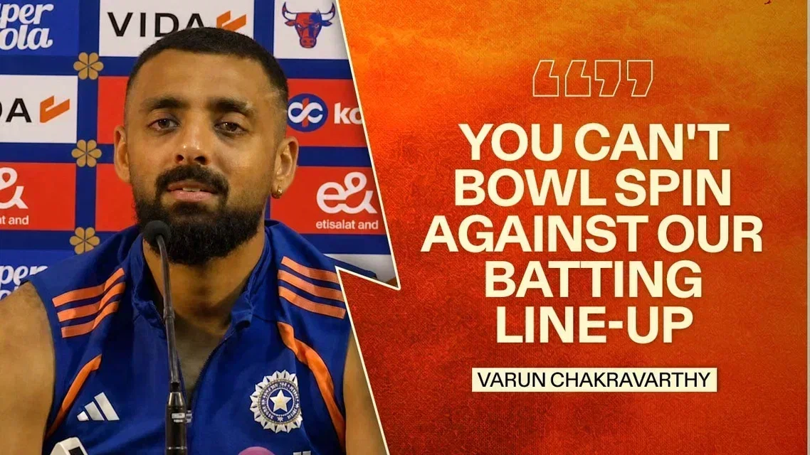 Varun Chakravarthy Speaks on India’s Strength Against Spin