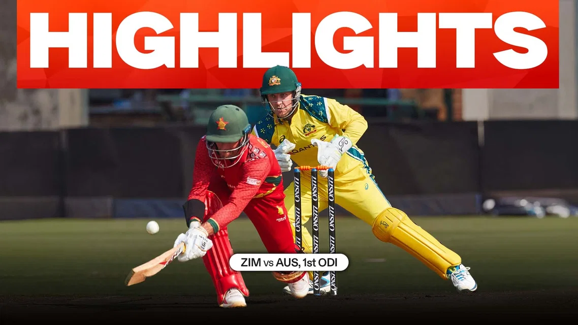 Renshaw’s Ton, Ellis’ 5-Wicket Haul Power Australia to 59-Run Win | 1st ODI Highlights