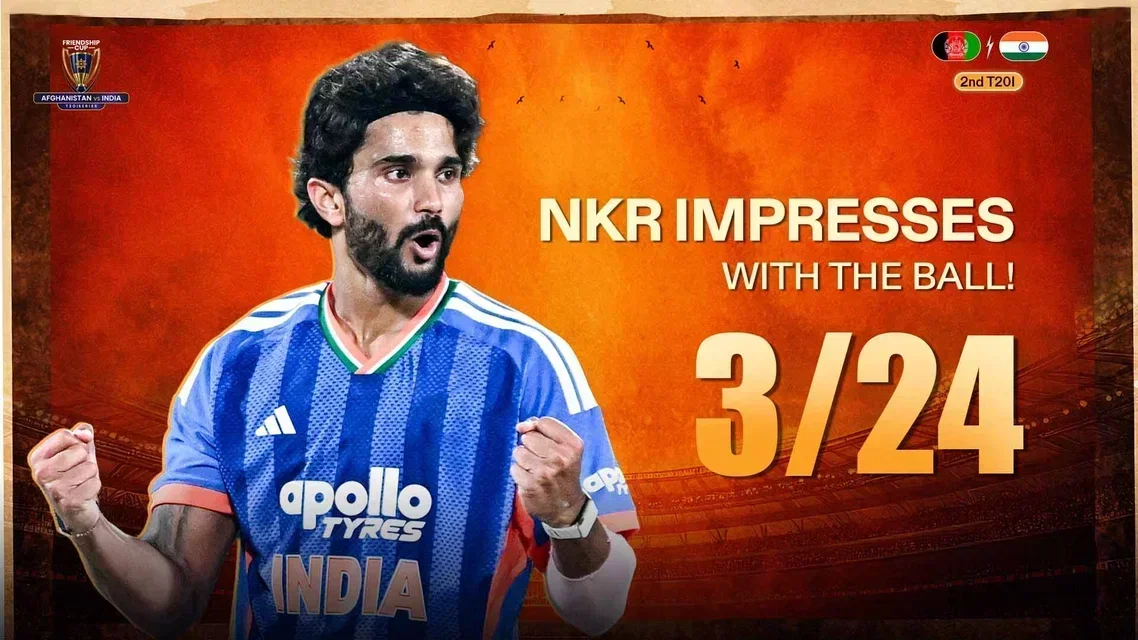 Nitish Kumar Reddy shines with the ball, 3 for 24 | 2nd T20I Player Performance 
