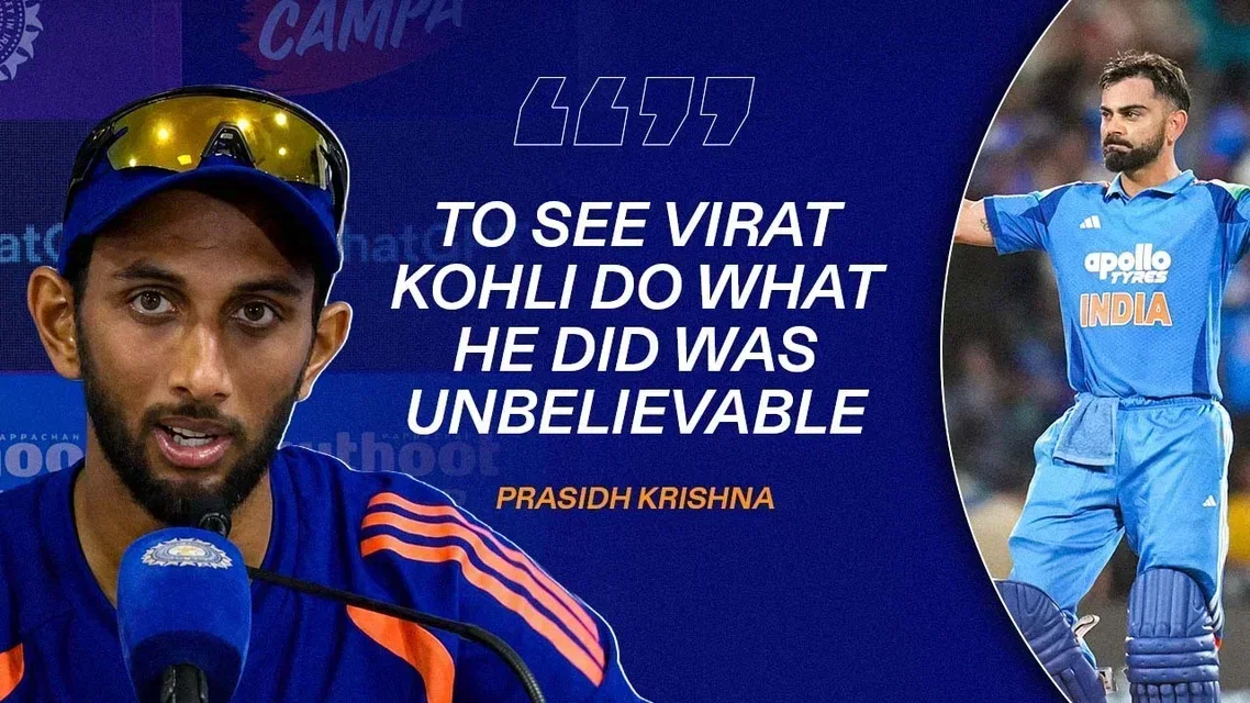 Prasidh Krishna Hails Virat Kohli’s Unbelievable 139