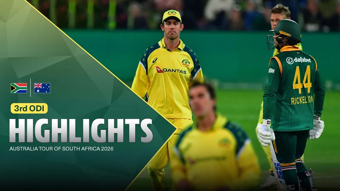 Australia beat South Africa by 45 runs on DLS method | 3rd ODI Highlights