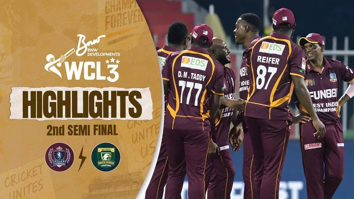 West Indies Champions beat Australia Champions by 5 wickets | 2nd Semi-Final Highlights