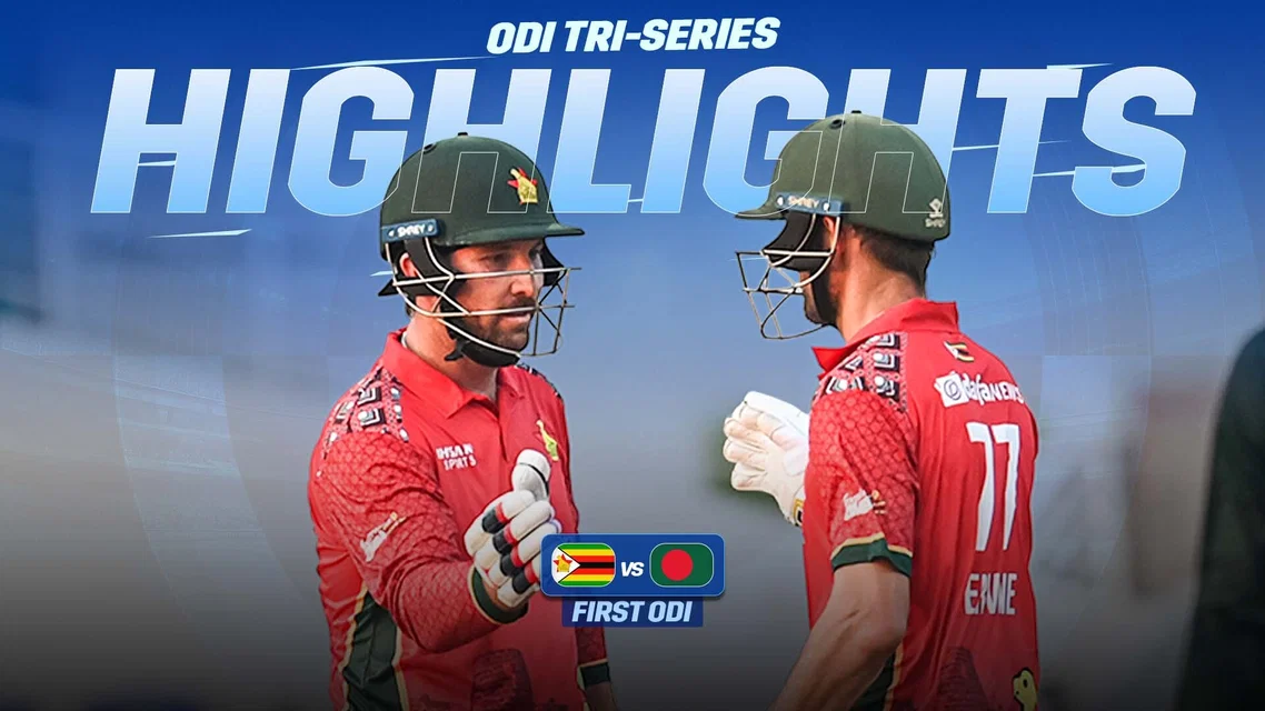 Bangladesh suffer heavy defeat to Zimbabwe | Match 1 Highlights