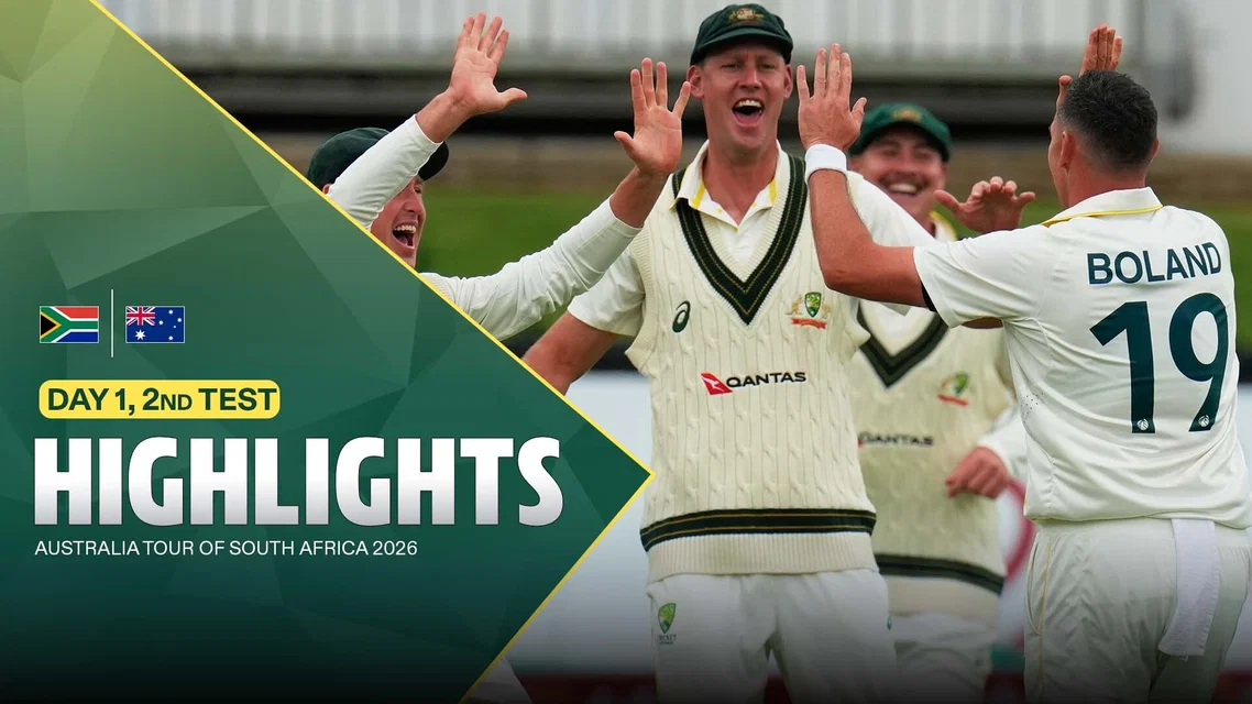 Australia Make the Most of a Rain-Shortened Day 1 | Highlights