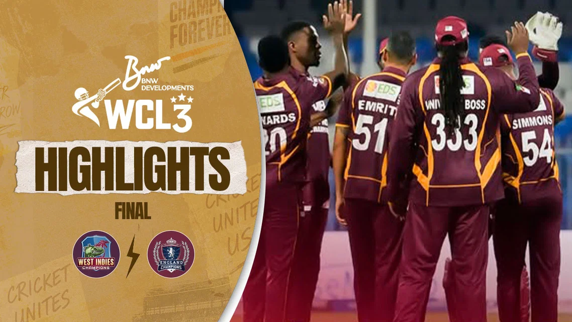 West Indies Champions beat England Champions by 9 wickets | Final Highlights