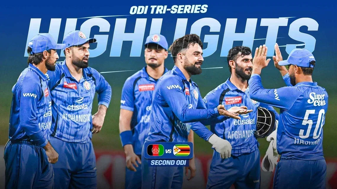 Atal, Rashid Star as Afghanistan Thrash Zimbabwe | Match 2 Highlights