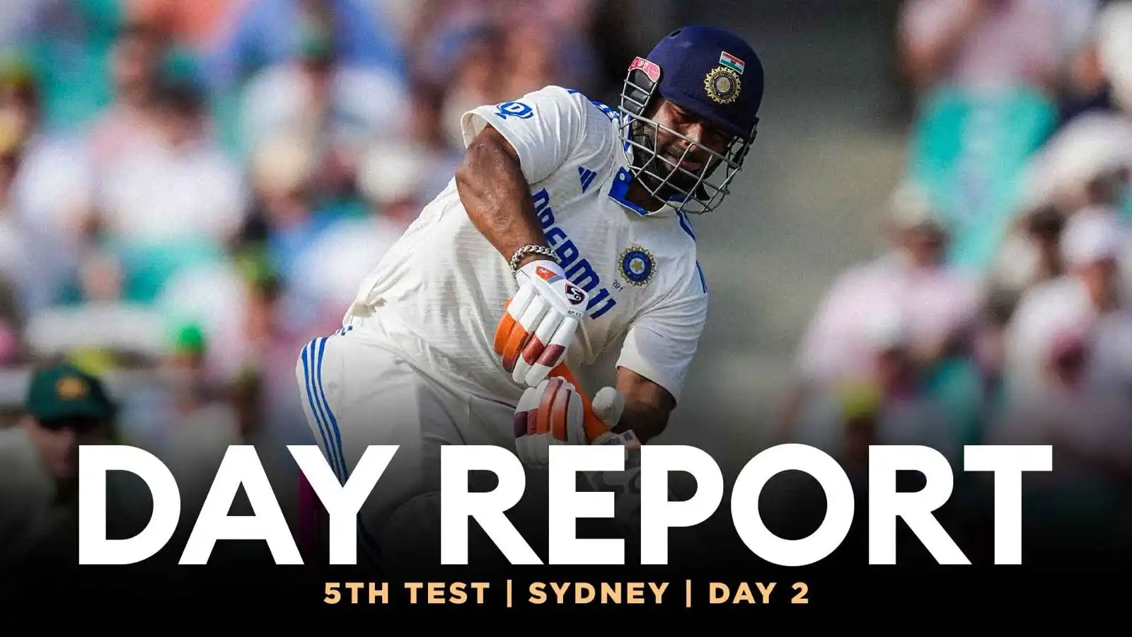 Rishabh Pant's brave knock keeps India alive in the Sydney Test!