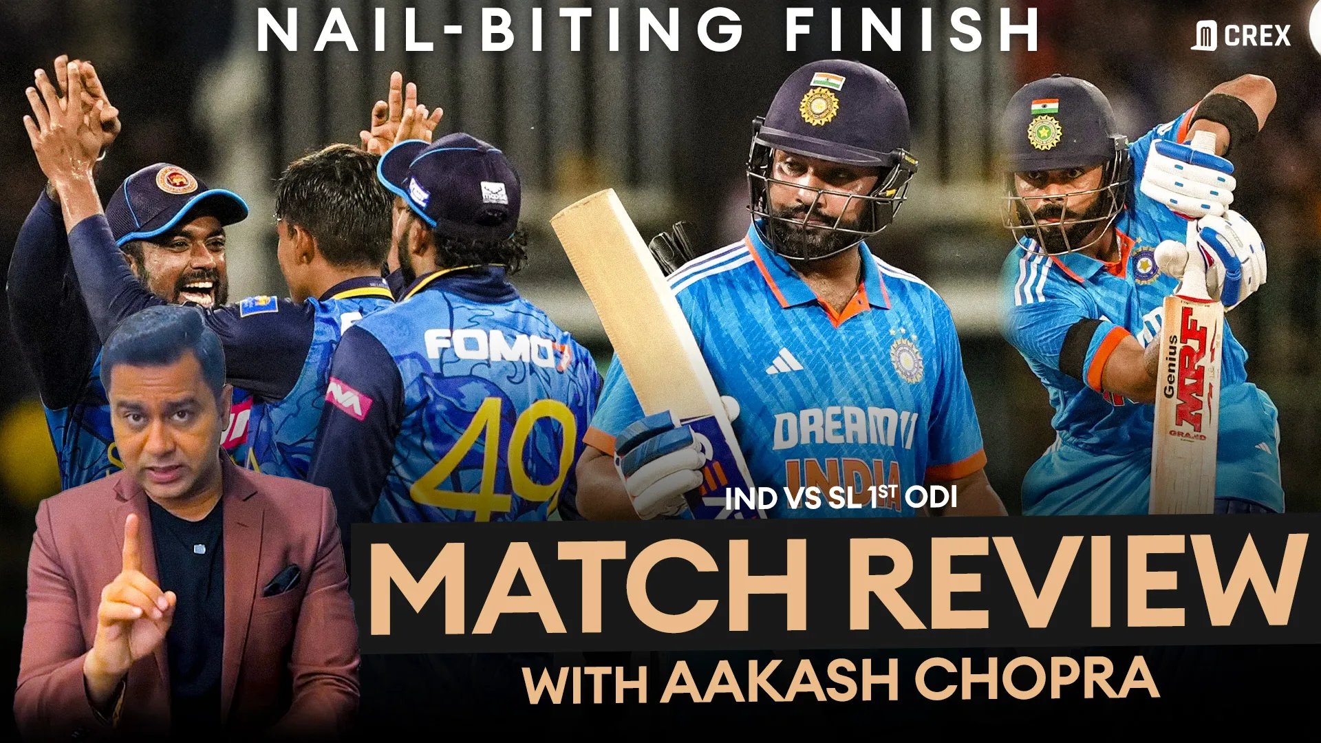 IND vs SL 1st ODI | Asalanka & co fight back to register a historic Tie