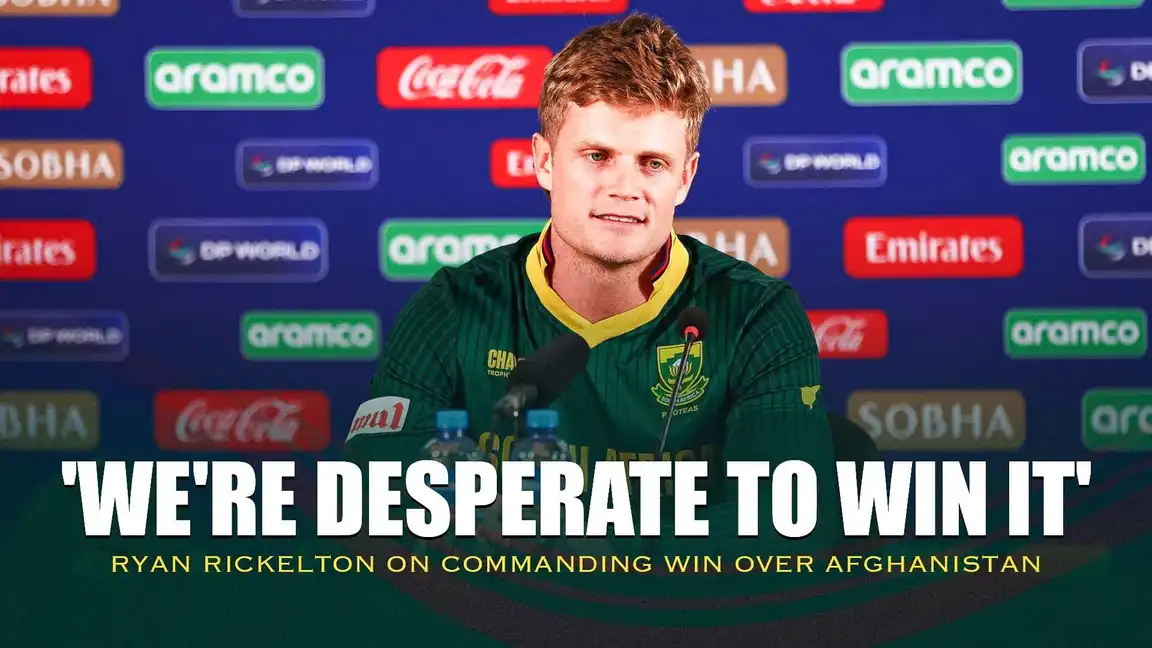 SA v AFG, CT 2025: Ryan Rickelton shares thoughts on a dominant victory over Afghanistan | Post-Match Press Conference