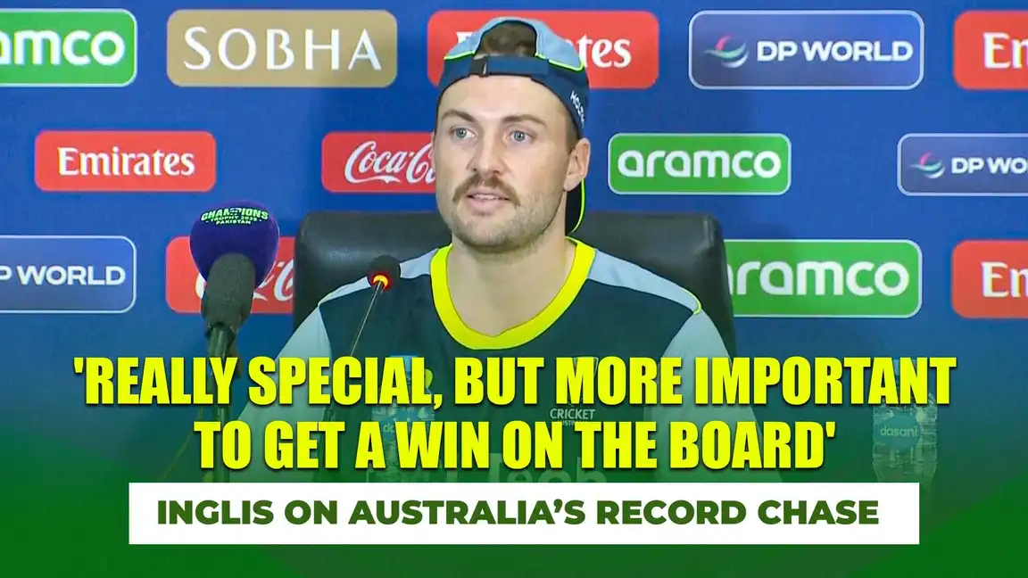 ENG v AUS, CT 2025: Josh Inglis shares his thoughts on Australia’s historic run chase | Post-Match Press Conference
