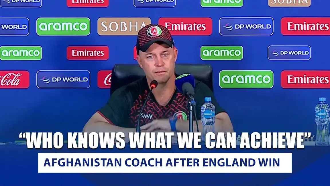 Jonathan Trott hails AFG's resilience after knocking ENG out of the CT 2025 | Post-Match Press Conference