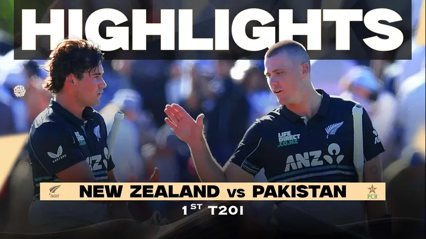 New Zealand beat Pakistan by 9 wickets | 1st T20I Highlights 