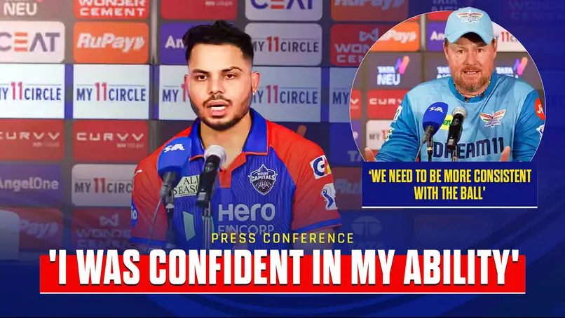 Ashutosh Sharma and LSG assistant coach Lance Klusener react to DC's thrilling victory in Vizag.