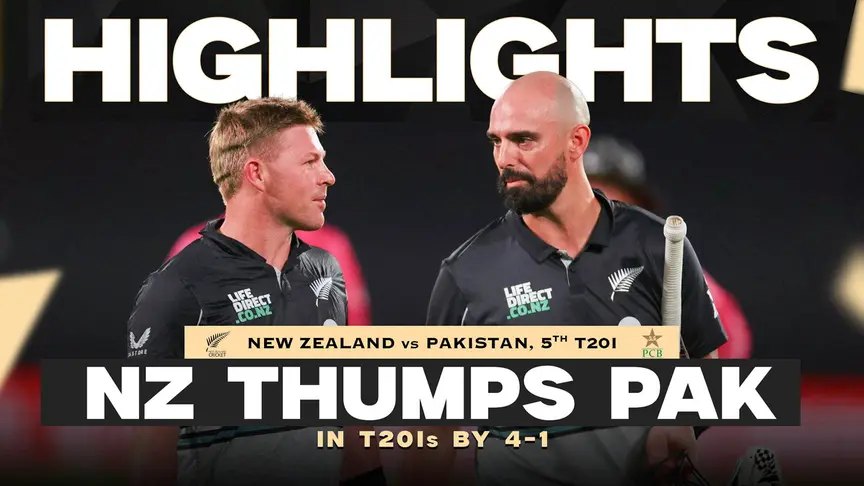 New Zealand beat Pakistan by 8 wickets | 5th T20I
