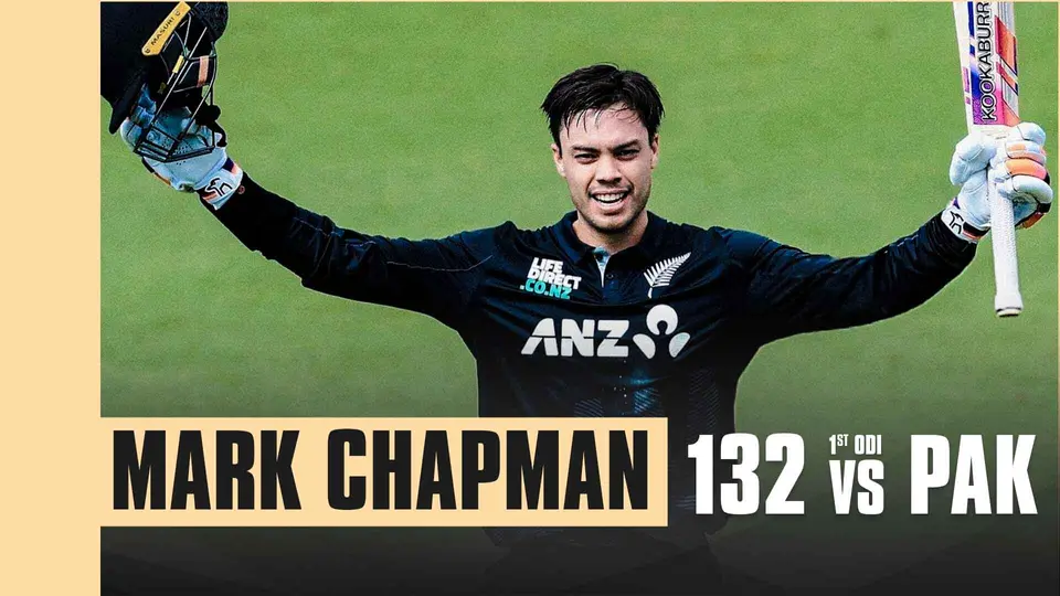 Mark Chapman's Superb 132 off 111 vs PAK in 1st ODI