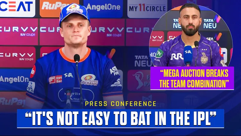 Ryan Rickelton and Ramandeep Singh React to MI's Thumping Win Over KKR | Post-Match Press Conference
