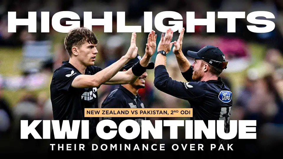 New Zealand beat Pakistan by 84 runs | 2nd ODI Highlights