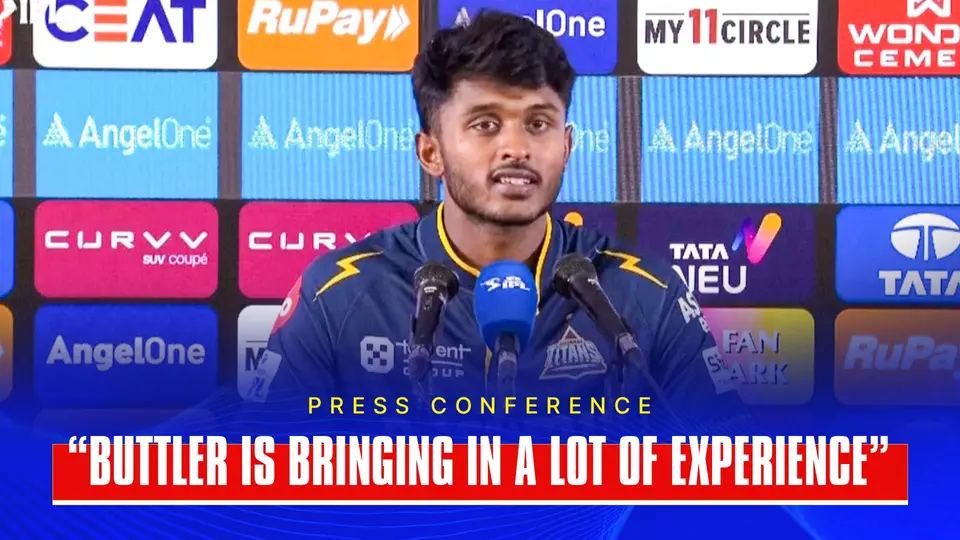 Sai Sudharsan Credits Jos Buttler’s Experience for GT’s Win Over RCB | Post Match Press Conference