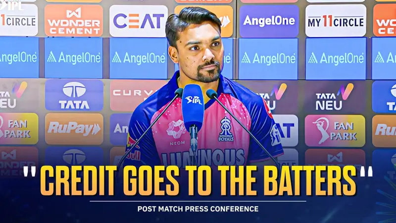 Royals dish out first defeat to Punjab Kings in IPL | Post Match conference ft. Sandeep Sharma