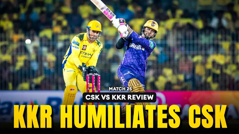 CSK vs KKR: Spin-Heavy Kolkata Demolish Chennai at Chepauk | Match Review