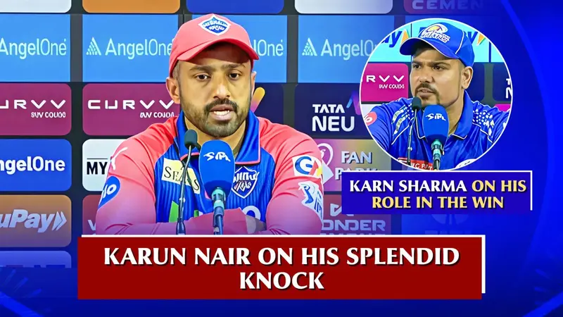 Mumbai halts Delhi's winning streak | Post match reactions from Karun Nair & Karn Sharma
