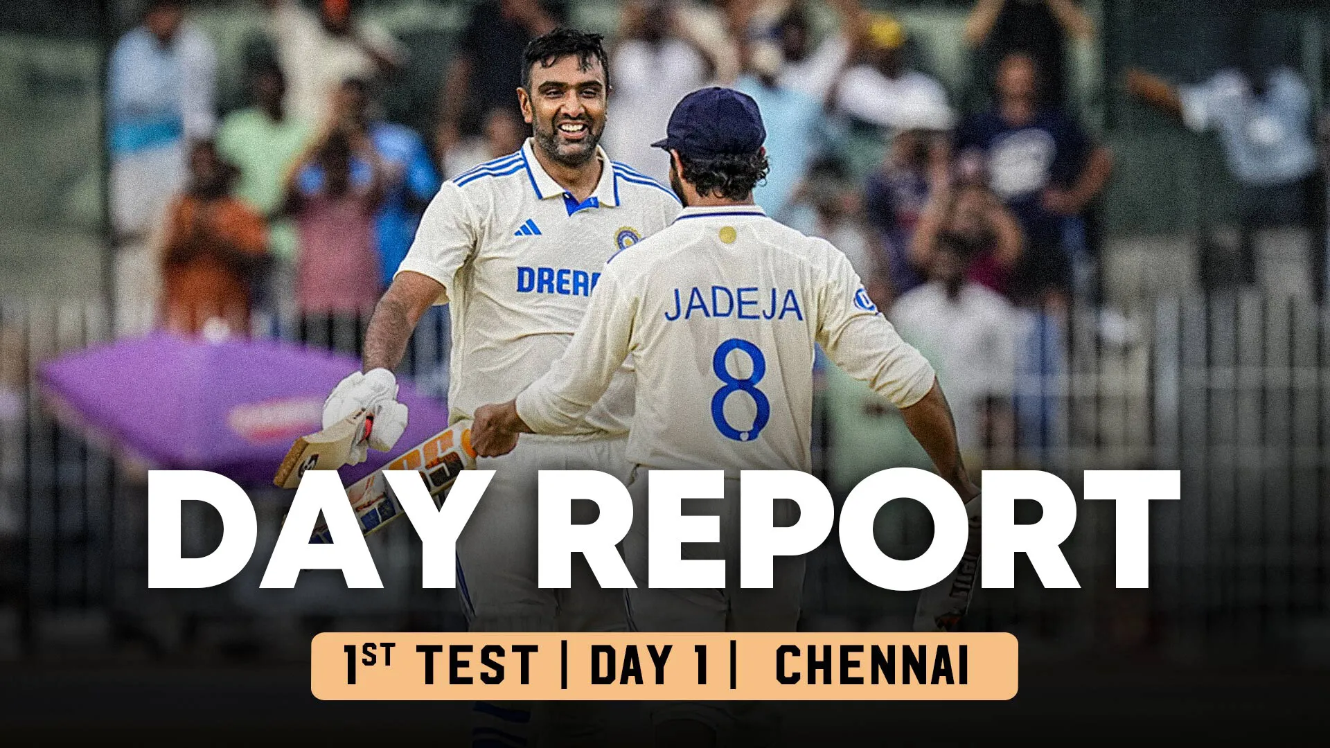 Ashwin's century, Jadeja's solid knock put India in the driver's seat!