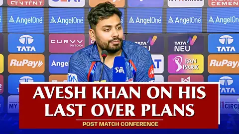 Avesh Khan focussed on 'executing yorkers in the last over' | Post Match Conference