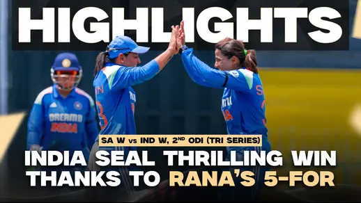 India Women beat South Africa Women by 15 runs | Match 2 Highlights