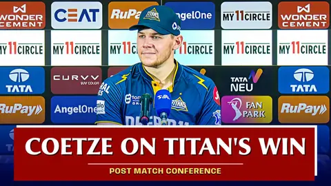 “A good day to showcase our skill”- GT’s Gerald Coetzee after 38-run win