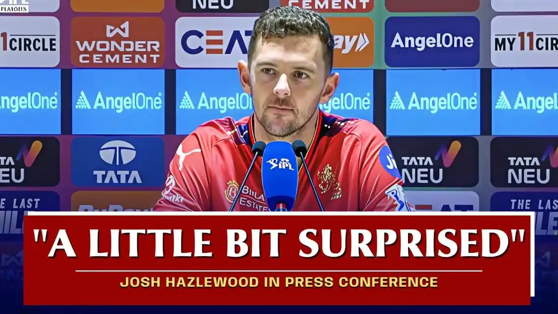 'A little bit surprised' - Hazlewood on RCB's convincing victory in Qualifier 1