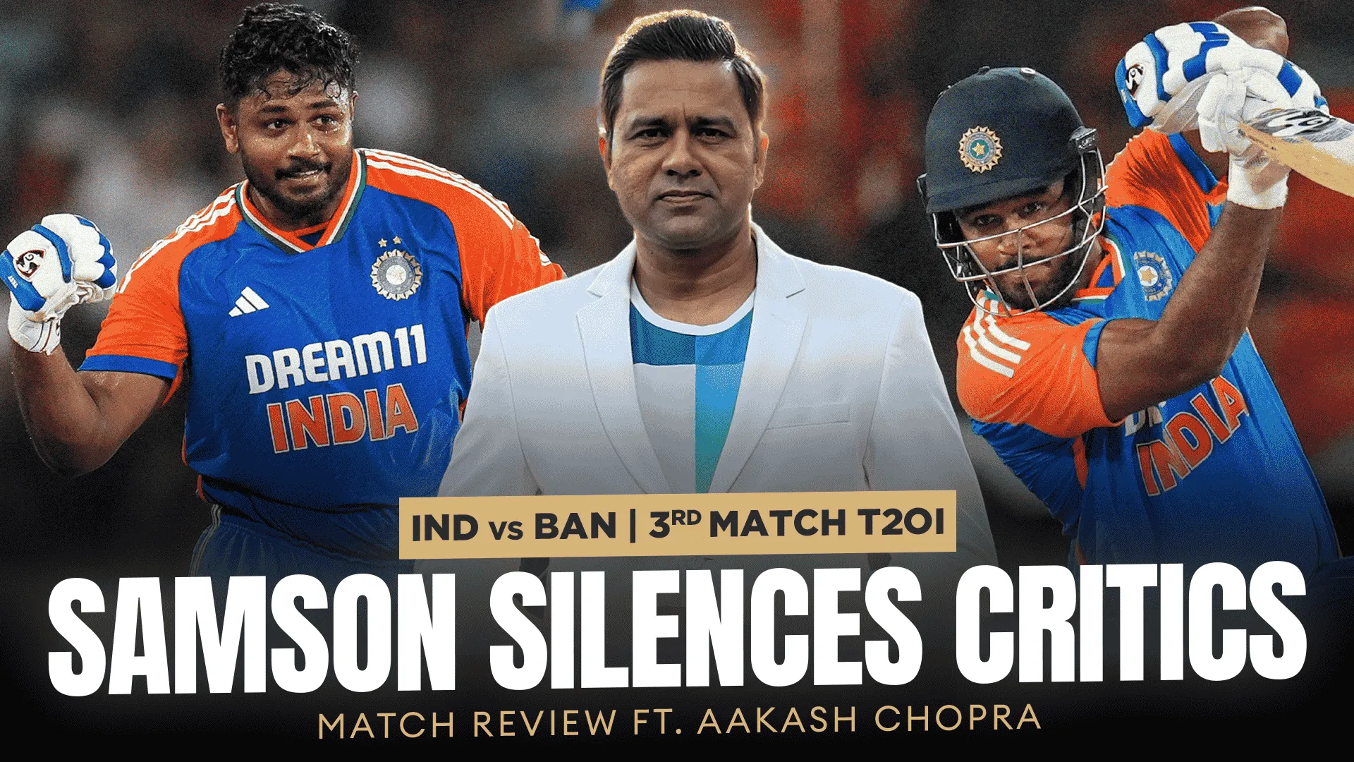India Completes 3-0 Whitewash, Sanju Steals the Show | IND vs BAN 3rd T20I Match Review ft. Aakash Chopra