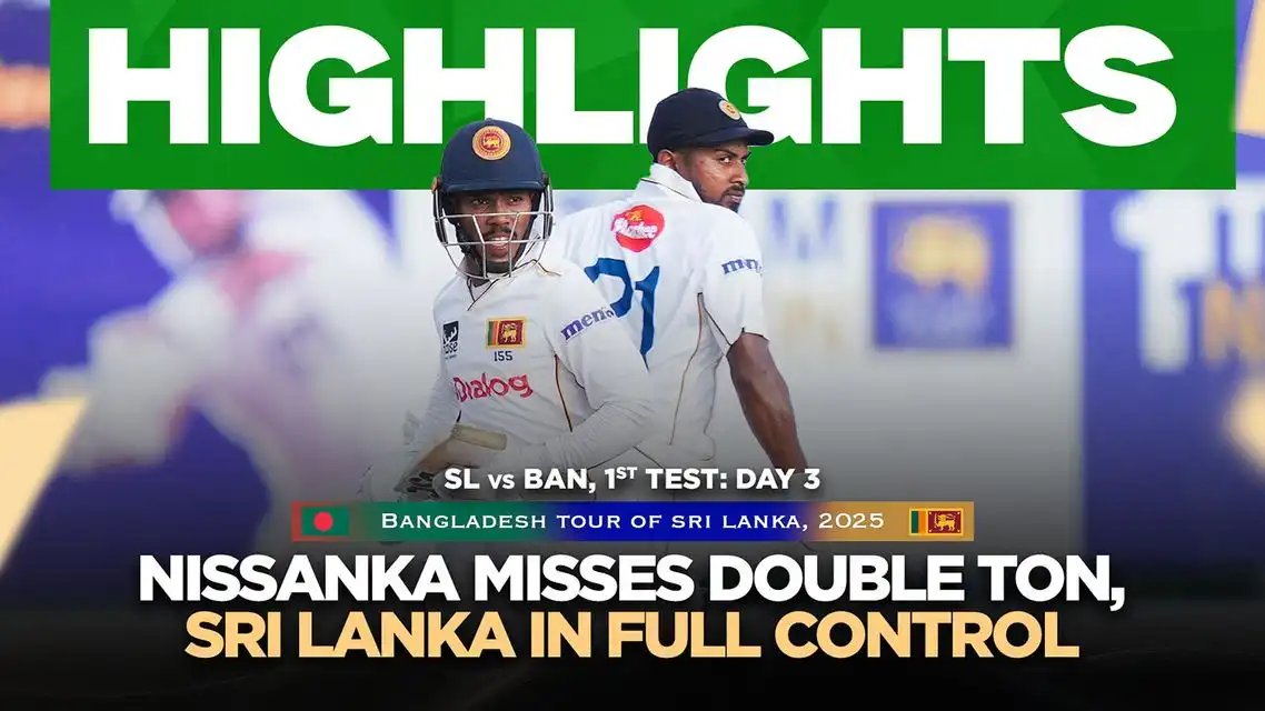SL v BAN: Bangladesh lead Sri Lanka by 127 runs | 1st Test, Day 3 Highlights