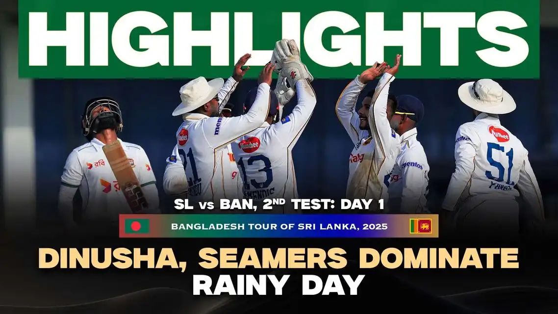 SL v BAN: Bangladesh lead Sri Lanka by 220 runs | 2nd Test, Day 1 Highlights