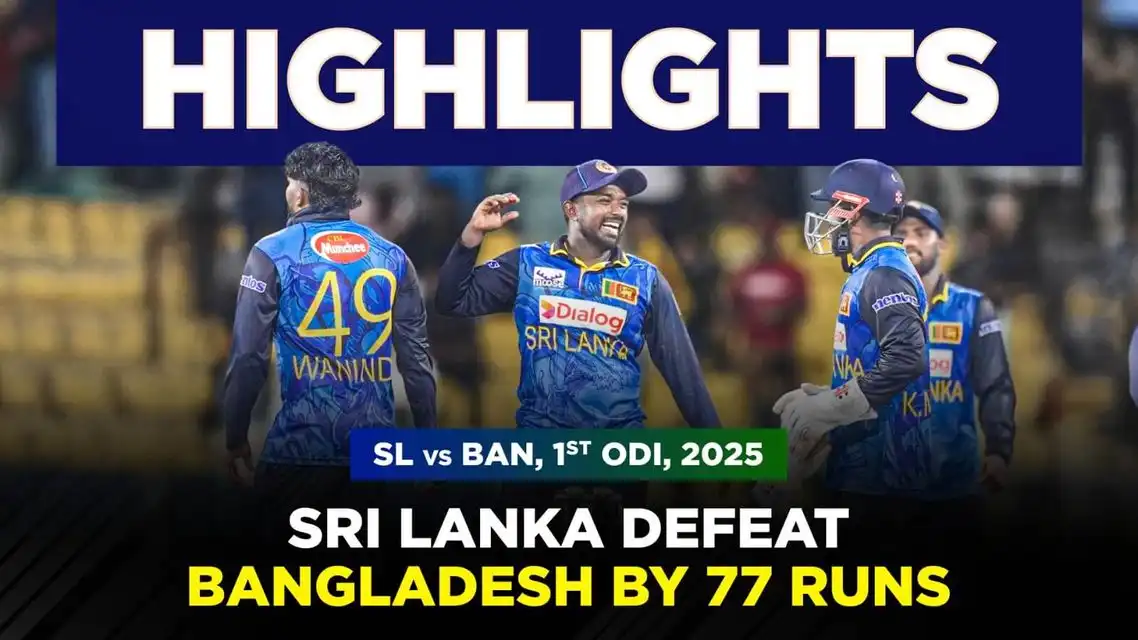 Hasaranga's magic take SL to victory in the 1st ODI| Full Highlights