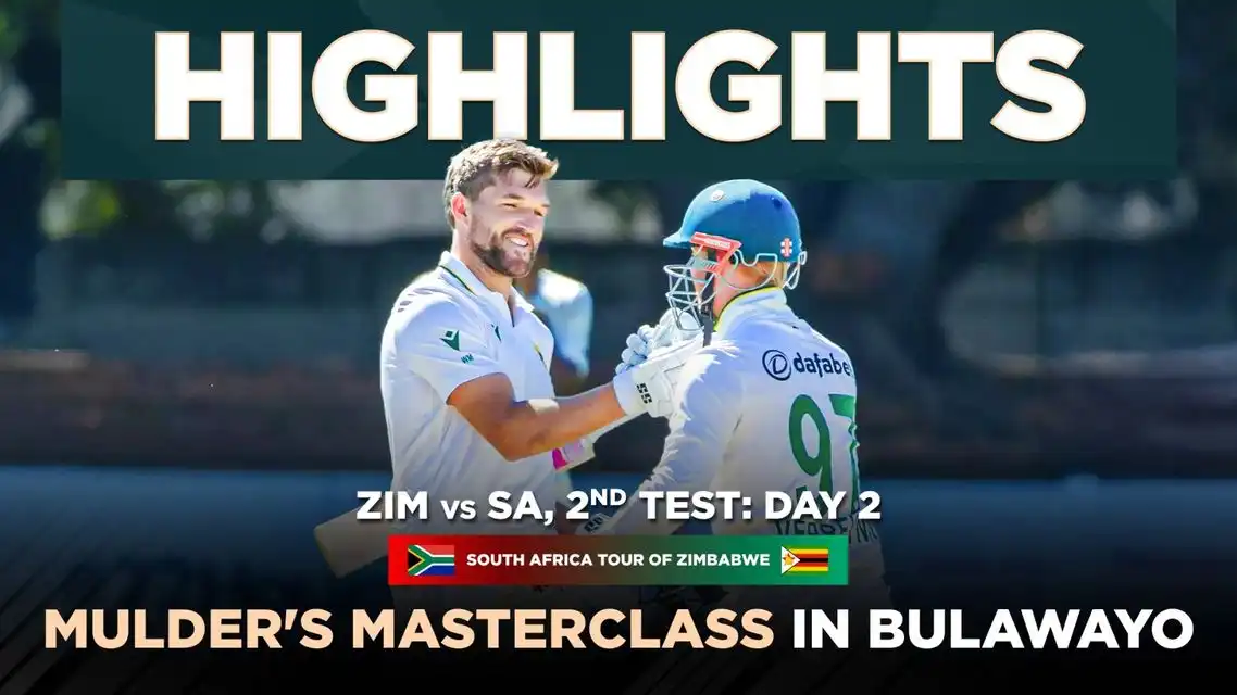 Zimbabwe trail South Africa by 405 runs | 2nd Test, Day 2
