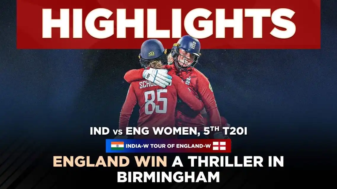 ENGW vs INDW | England Women beat India Women by 5 wickets | 5th T20I Highlights