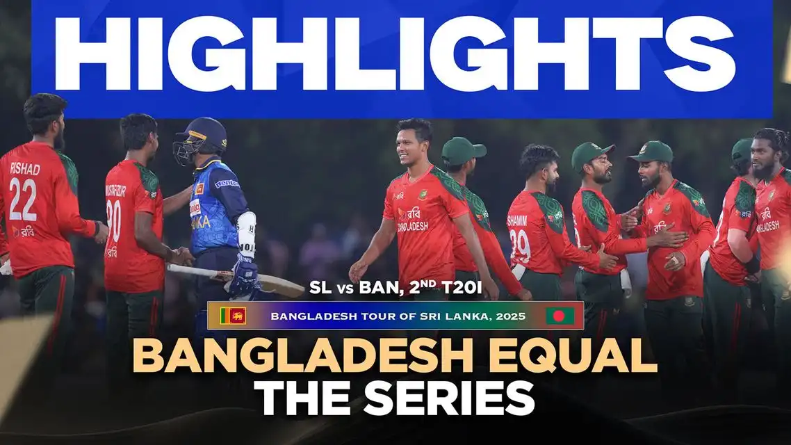 SL v BAN; 2nd T20I: Bangladesh beat Sri Lanka by 83 runs | Highlights