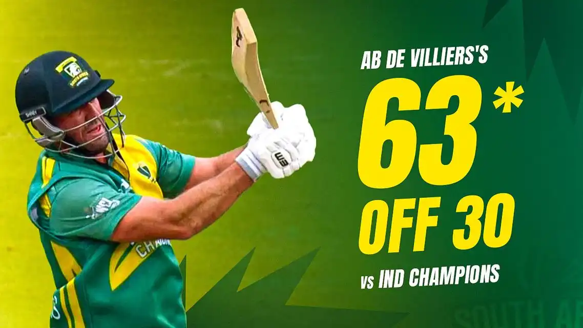 ABD Turns Back the Clock Against India Champions | Highlights