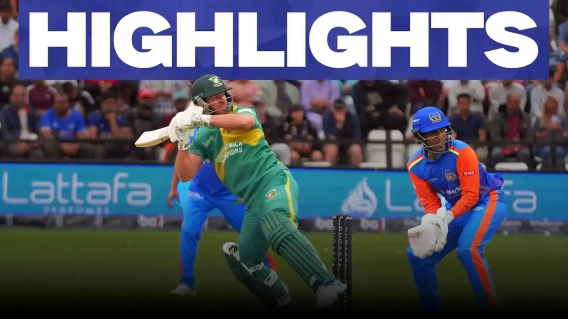 ABD's SA Champions beat India Champions by 88 runs | Match 6 Highlights