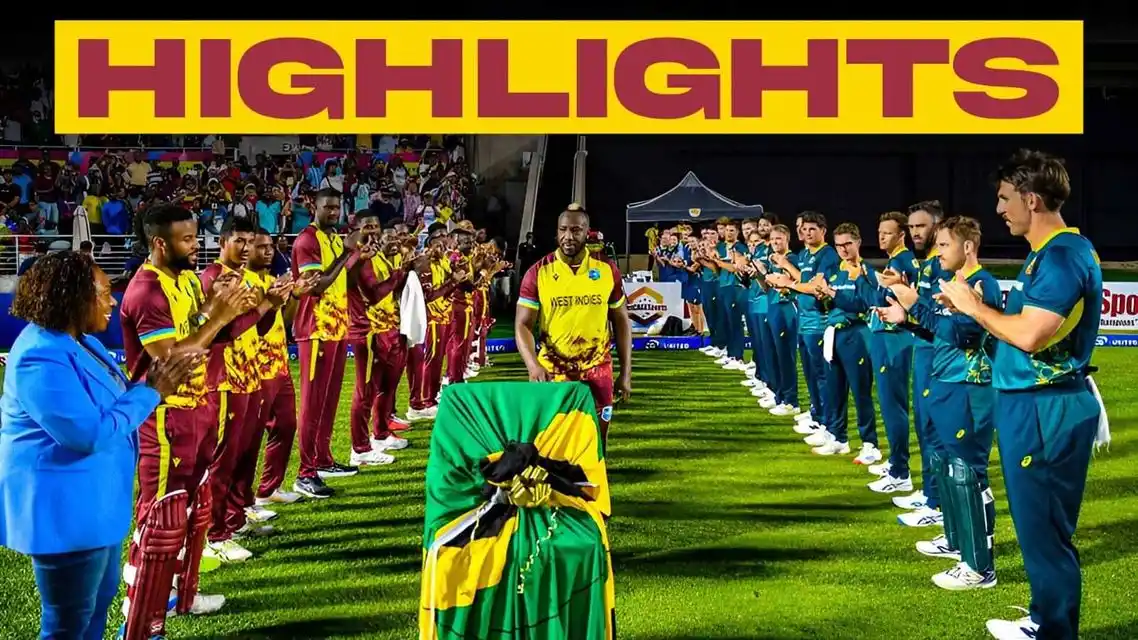 Australia beat West Indies by 8 wickets | 2nd T20I Highlights