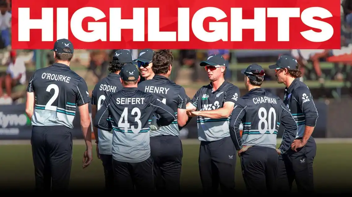 ZIM v NZ, Tri Series: New Zealand beat Zimbabwe by 60 runs | Match 6 Highlights
